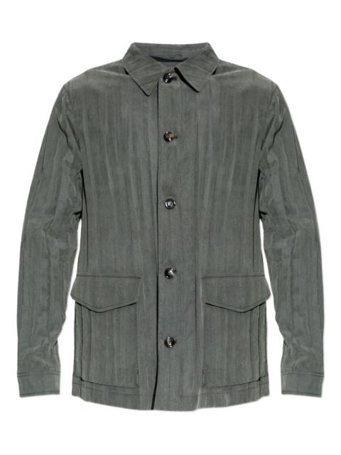 buttoned pocket jacket