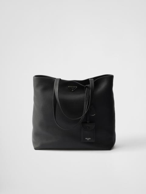 Leather tote