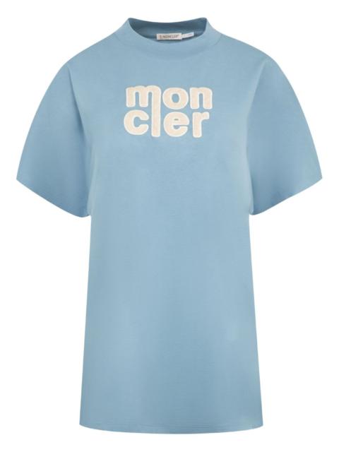 logo-embroidered T-shirt