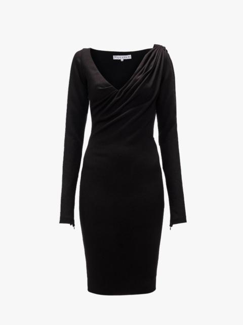 LONG SLEEVE MIDI DRESS