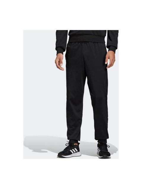 adidas E LIN T PNT SJ Casual Sports Knit Long Pants Black DQ3082