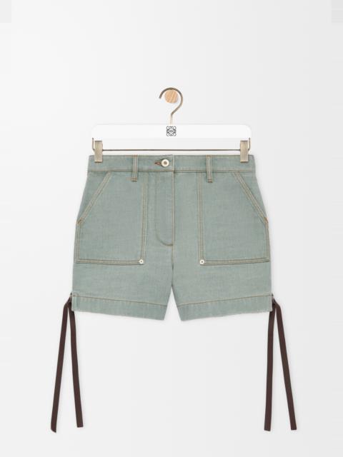 Workwear shorts in denim