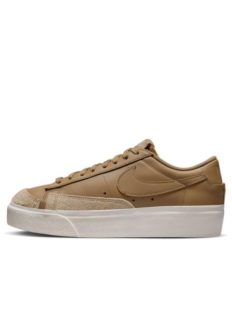 (WMNS) Nike Blazer Low Platform 'Dark Driftwood' DJ0292-200