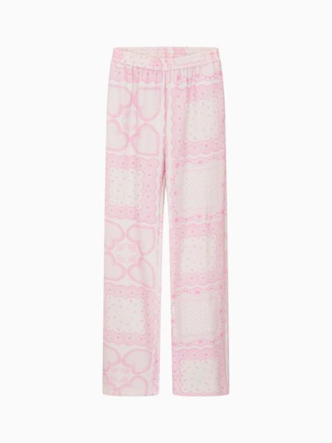 Momo Heart Print Fleece Sweatpant