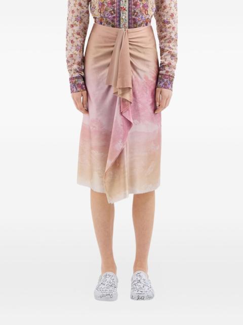 Adastrgum draped skirt