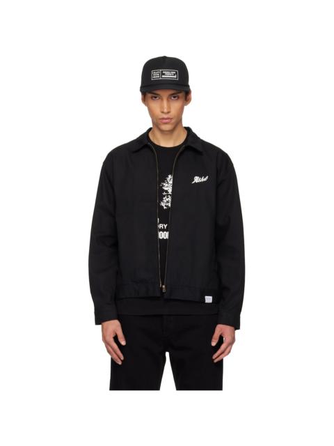 Black Zip Work Jacket