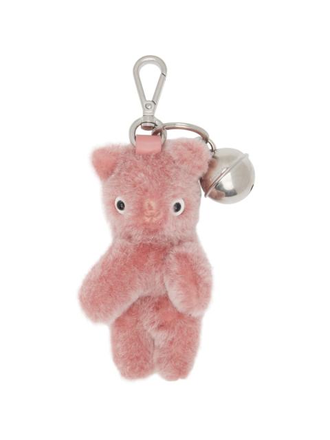 Pink Teddy Bear Keychain