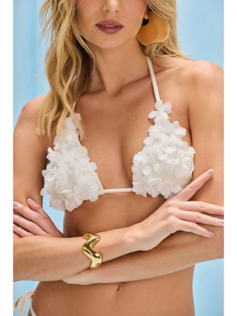 SUNSTONE LYCRA LACE BIKINI TOP