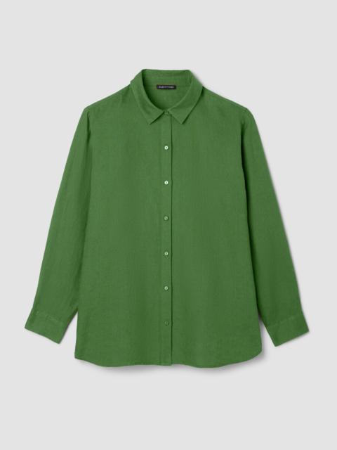 Organic Handkerchief Linen Classic Collar Shirt