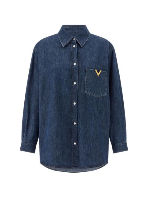 v-gold pocket shirt