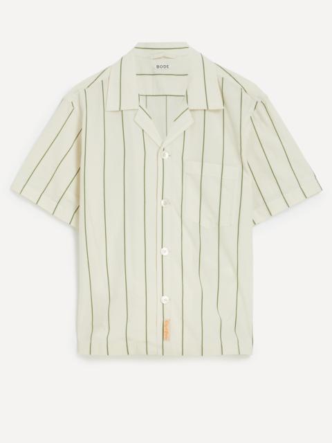 Celery Stripe Short-Sleeve Shirt