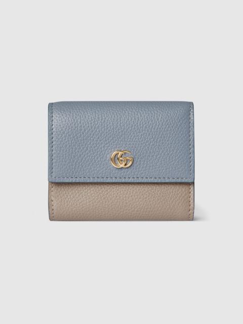 GG Marmont bi-color mini wallet