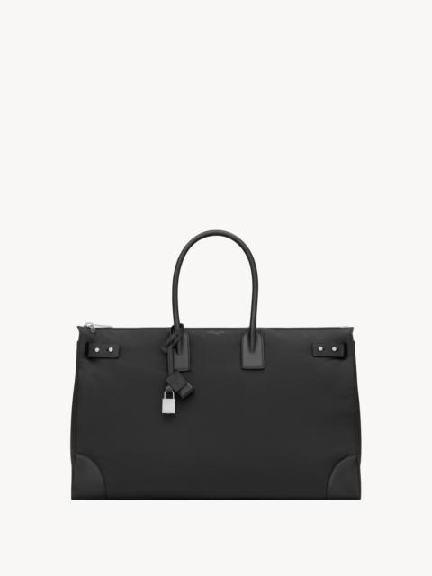 SAC DE JOUR 48H DUFFEL IN NYLON AND LEATHER