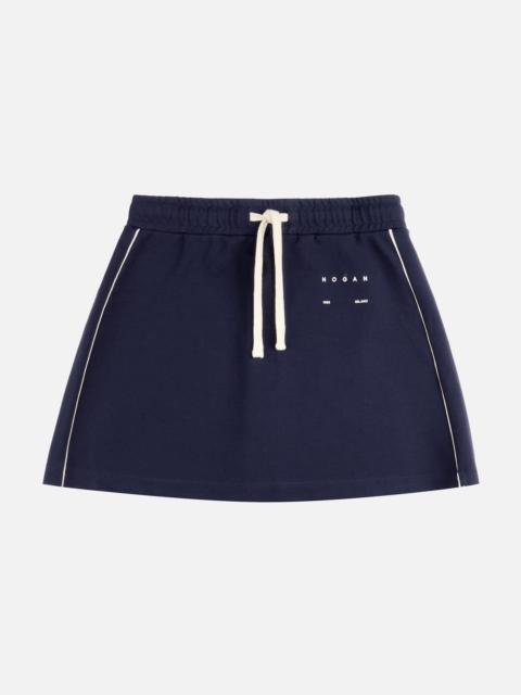 Miniskirt in stretch jersey