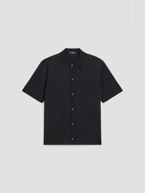 Button-Down Sweater in Regal Wool