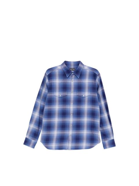 CHECKED-PATTERN SHIRT