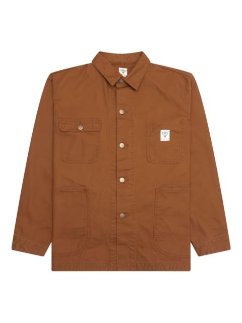button-detail shirt jacket