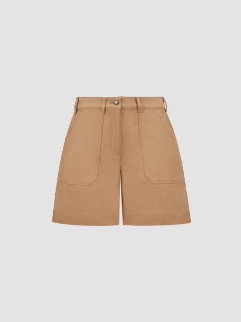 Cotton Gabardine Bermuda Shorts