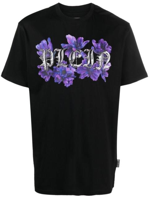 SS Flowers round-neck T-shirt