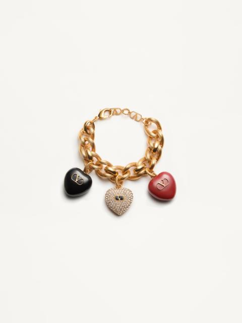 COEUR ROYAL METAL, ENAMEL AND SWAROVSKI® CRYSTAL BRACELET