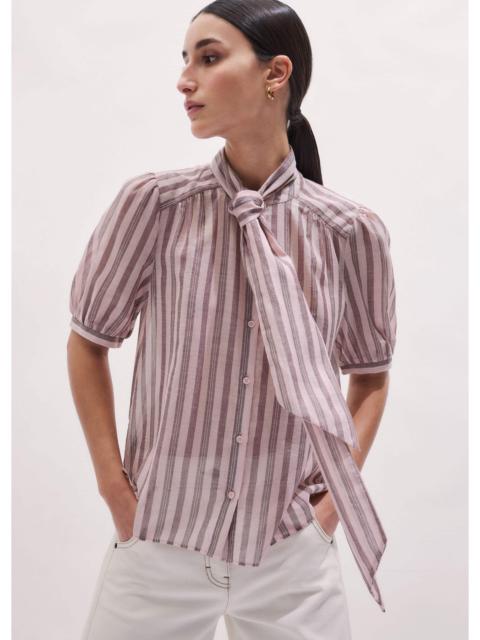 Soft Stripe Blouse