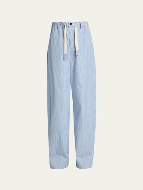 Men's Striped Drawstring Pants