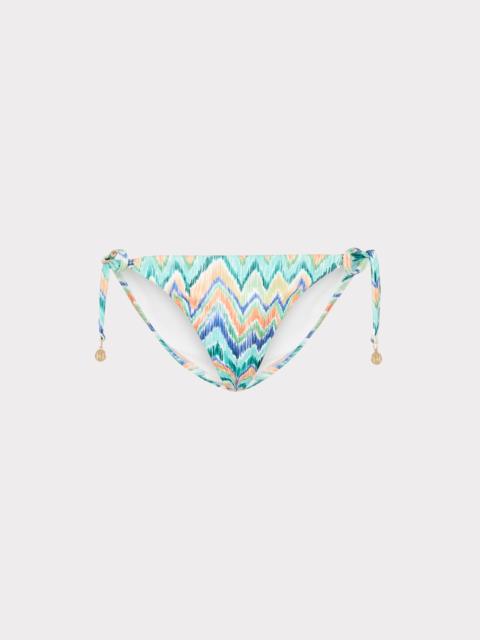 Tropical Chevron String Bikini Bottom