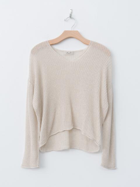 Wholegarment Cotton/Linen Sweater - Natural