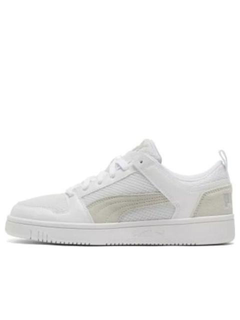 PUMA Rebound Layup Lo Mesh 'White Grey' 370914-06
