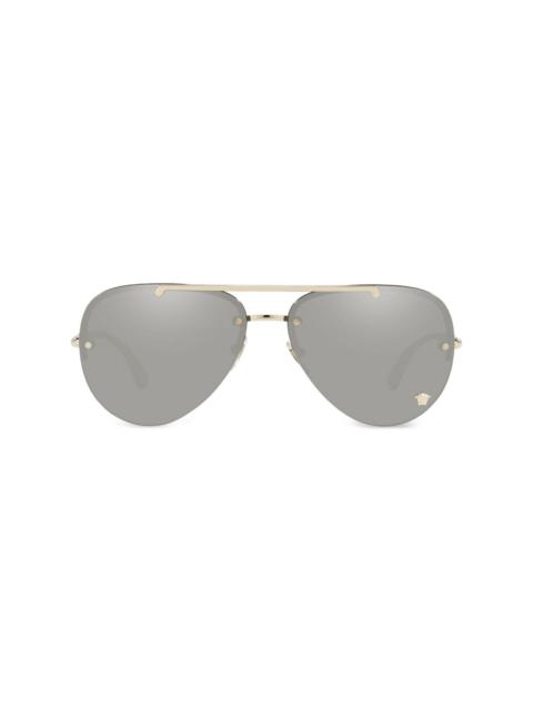 pilot-frame sunglasses