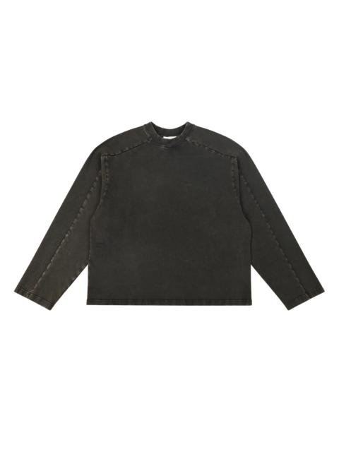 HEAVY LONG SLEEVE WASHED BLACK