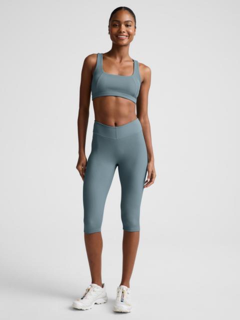Impulse Ribbed V-Waist Pedal Pusher Legging