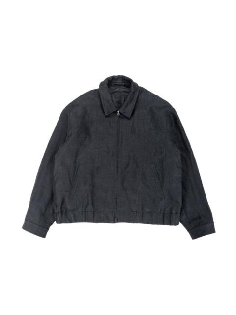 Machine Jacket Black Belgian Linen