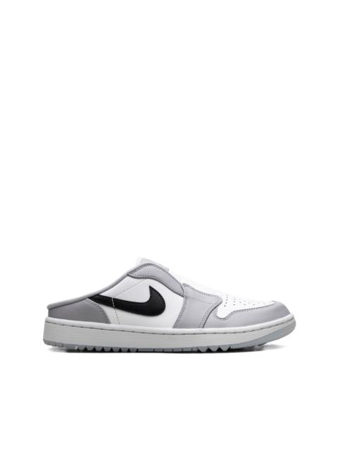 Air Jordan 1 Low Golf "Wolf Grey/Sail/Photon Dust/Black" slides