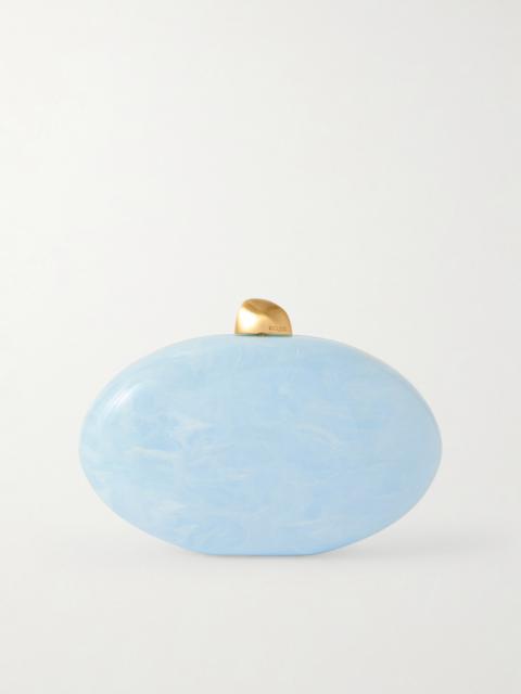 Eviana Marbled Acrylic Clutch
