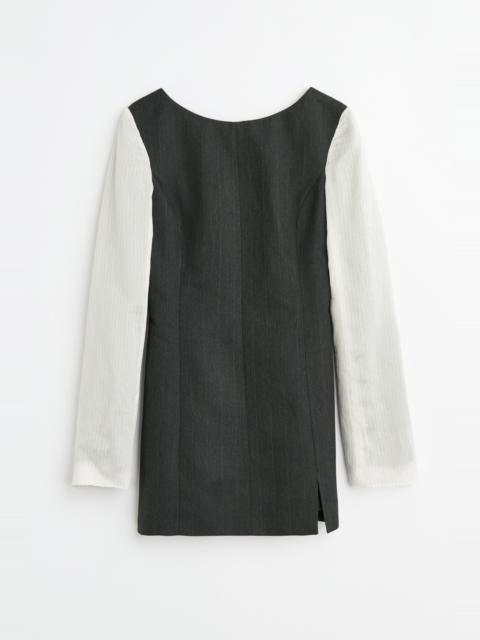 Firm Dress Shark Pinstripe Herringbone