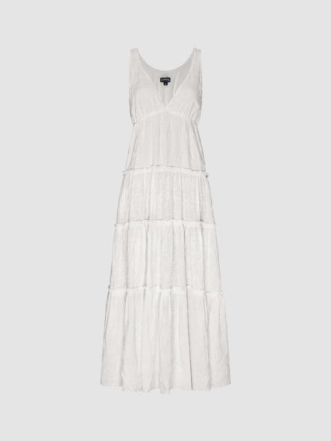 WOMEN LONG VISCOSE DRESS SEASHELLS