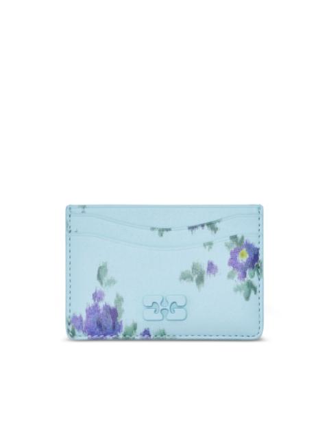 floral print cardholder