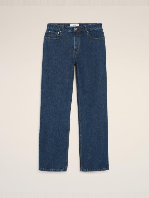 BLUE COTTON LARGE FIT JEANS