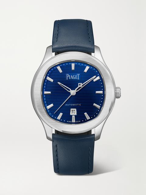 Polo Date Automatic 36mm Stainless Steel And Leather Watch