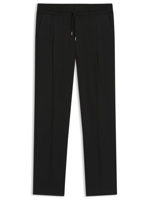 SLIM-FIT TROUSERS IN TWILL FABRIC