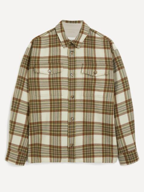 Check Wool Overshirt