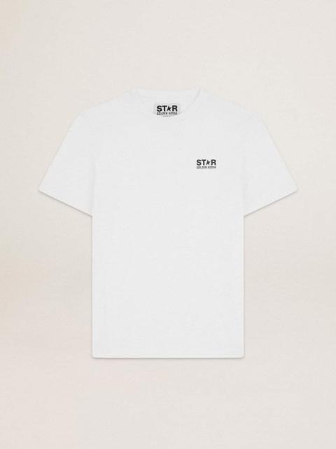 White Star Collection T-shirt with contrasting black logo and star