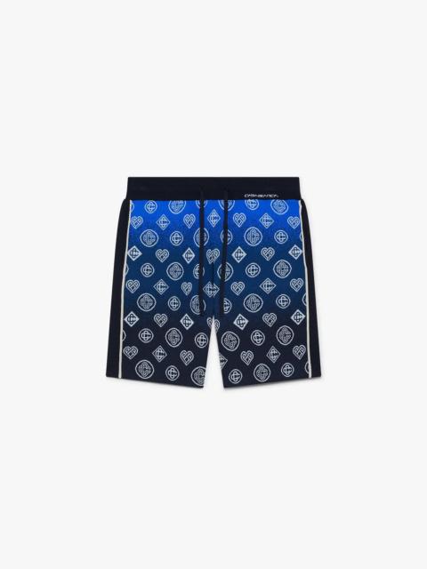 Gradient Monogram Knitted Shorts | Casablanca Paris