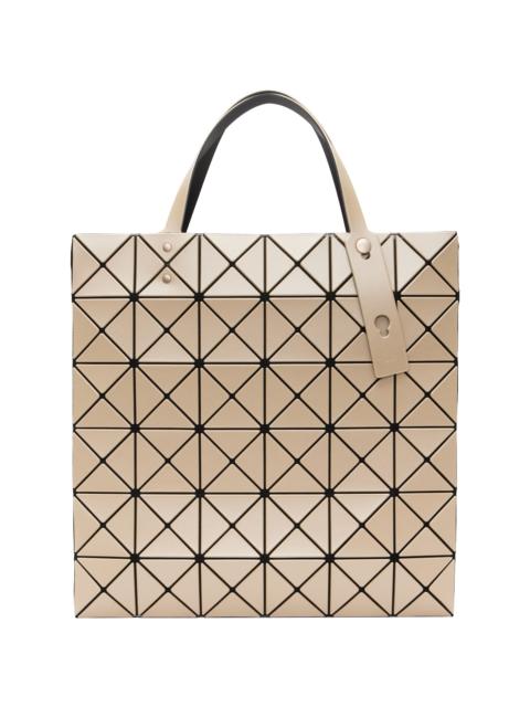 Beige Lucent Metallic Tote