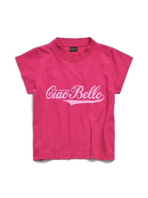 Women's Ciao Bello Shrunk T-shirt in Pink