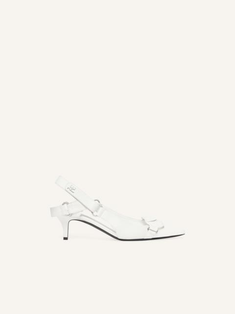 RACER LEATHER SLINGBACKS