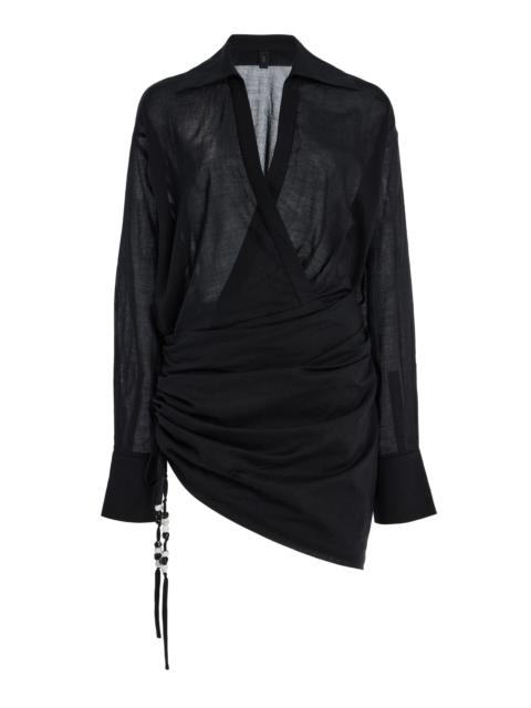 Azura Cotton Mini Dress black