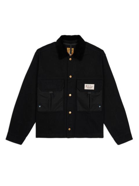 Cropped Chore Jacket - Black