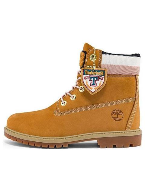 (WMNS) Timberland 6 Inch Heritage Premium Waterproof Boots 'Wheat Nubuck and Stripes' A2R3GW